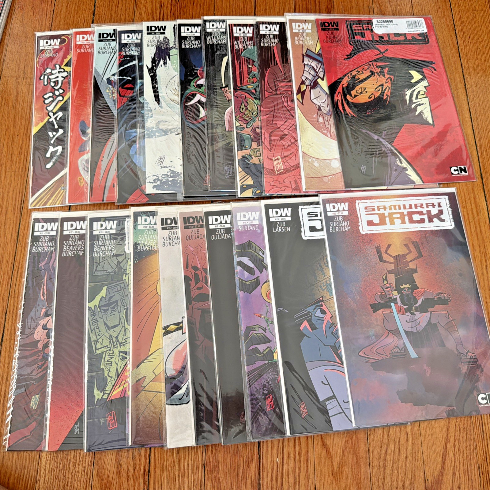 Full Lot Samurai Jack Comics/2013-2015/IDW Publishing/All Regular/All Sub Covers Full Lot Samurai Jack Comics/2013-2015/IDW Publishing/All Regular/All Sub Covers