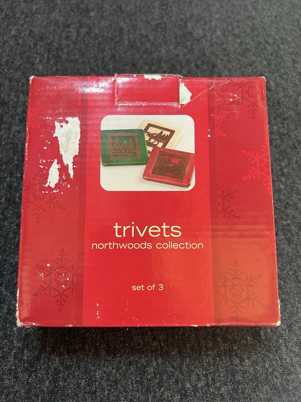 Vintage Trivets Northwoods Collection-set Of 3- 6”x6” Vintage Trivets Northwoods Collection-set Of 3- 6”x6”