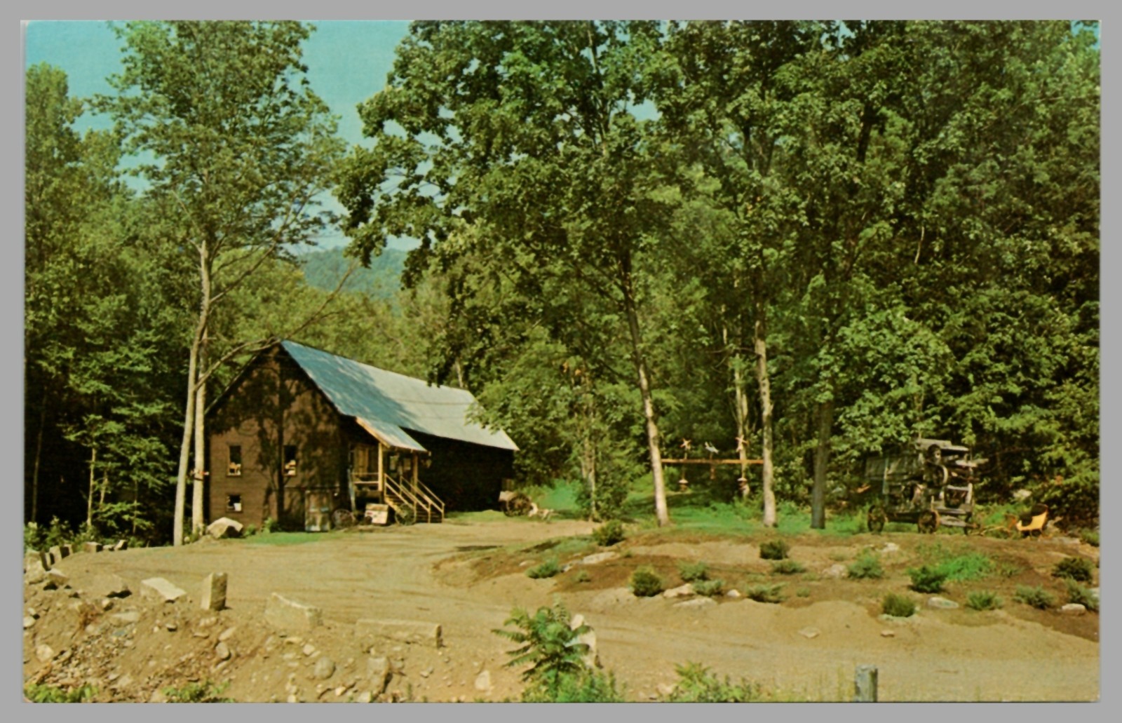 The Old Jelly Mill Brattleboro Vermont Landscape Scene Chrome Dexter Postcard