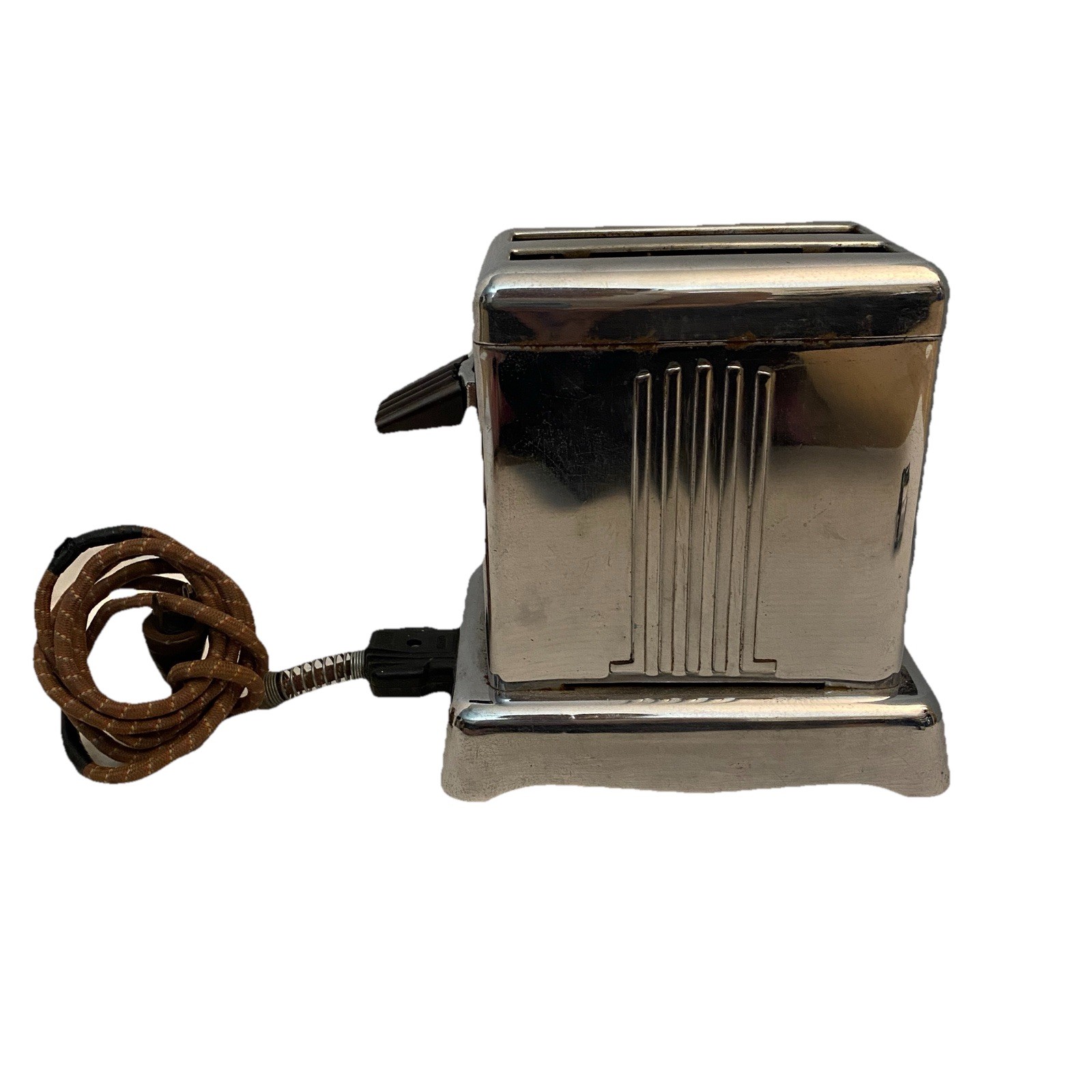 Vintage Dominion Electric Chrome Electric Toaster Mansfield Ohio USA 601 Works