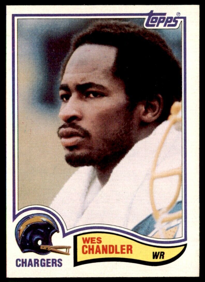 1982 Topps Wes Chandler San Diego Chargers #228
