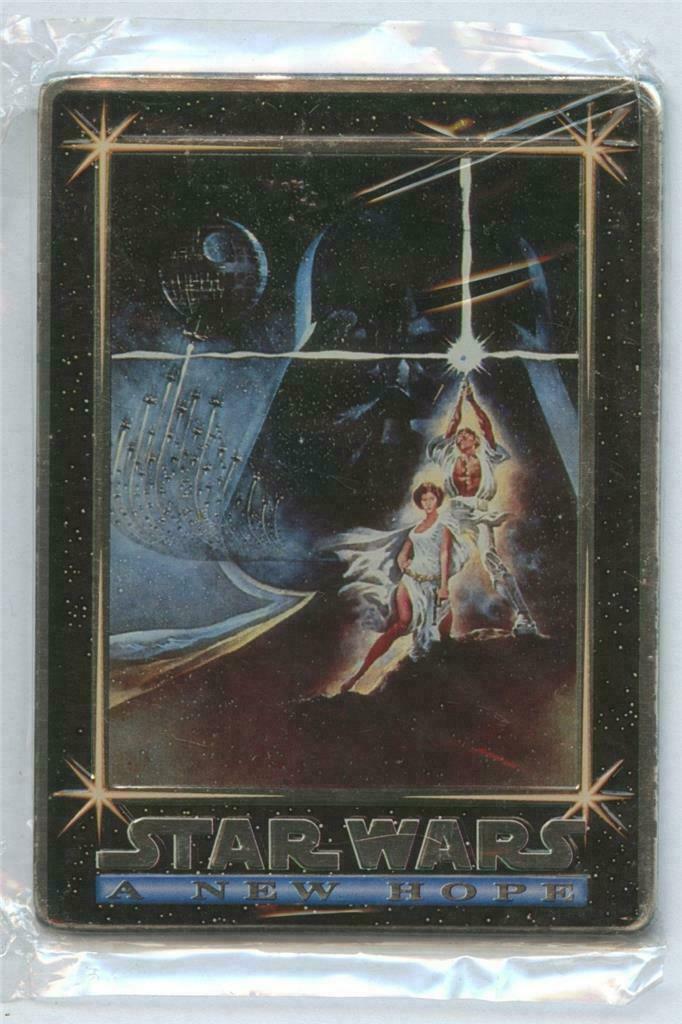 Star Wars A New Hope METAL Promo Card P1 1994 Metallic Images Star Wars A New Hope METAL Promo Card P1 1994 Metallic Images