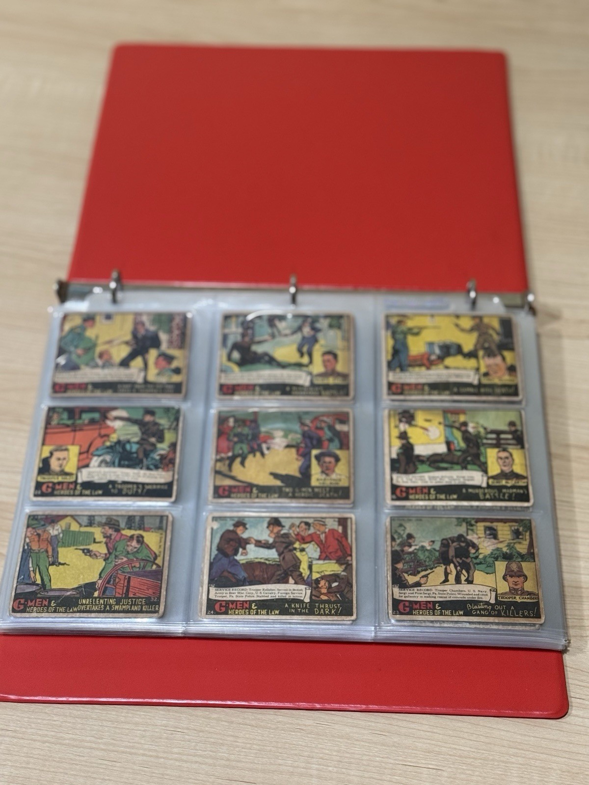 1936 G-Men Heroes Of Law + 1938 Horrors Of War Vintage Collection R60 R69 #100SP 1936 G-Men Heroes Of Law + 1938 Horrors Of War Vintage Collection R60 R69 #100SP