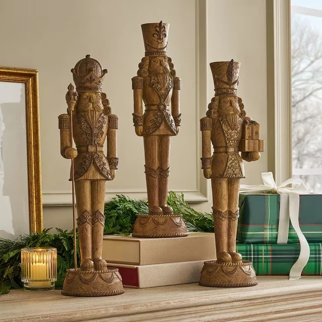Member's Mark Carved Classic Nutcrackers, Set of 3 Member's Mark Carved Classic Nutcrackers, Set of 3