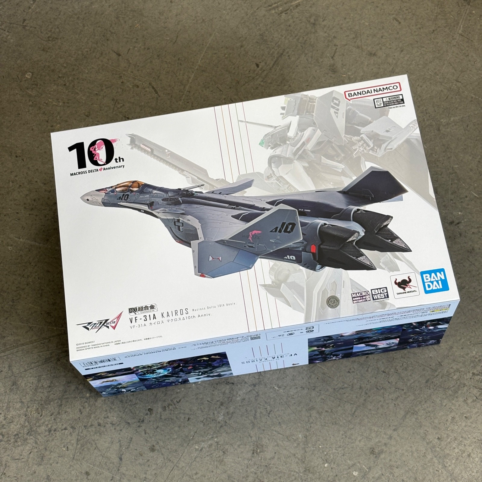 BAS72308: Macross Delta 10th Anniversary DX Chogokin VF-31A Kairos Action Figure BAS72308: Macross Delta 10th Anniversary DX Chogokin VF-31A Kairos Action Figure