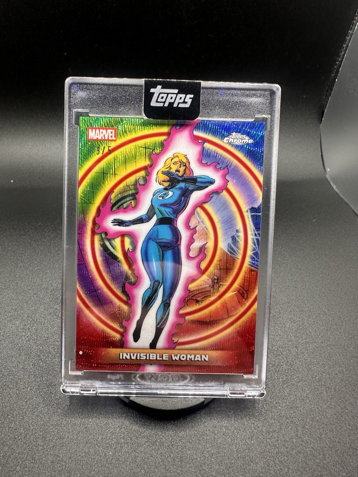 Topps 2026 Topps Chrome Marvel Attention Invisible Woman #54 Parallel 3/5 Topps 2026 Topps Chrome Marvel Attention Invisible Woman #54 Parallel 3/5