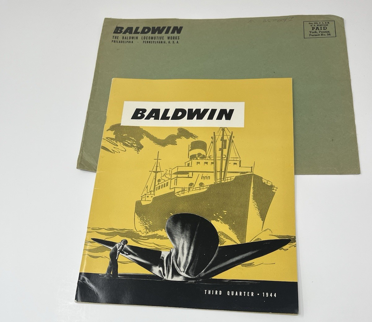 1944 Baldwin Locomotive Works Magazine Third Quarter WWII Railroad 1944 Baldwin Locomotive Works Magazine Third Quarter WWII Railroad