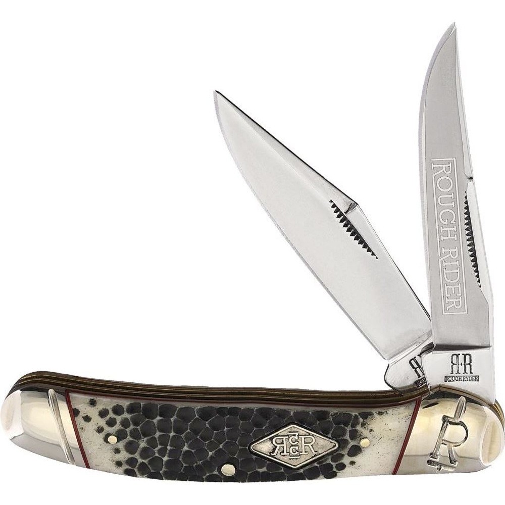 ROUGH RYDER BUCKSHOT BONE COPPERHEAD KNIFE, NEW IN BOX, RR2323