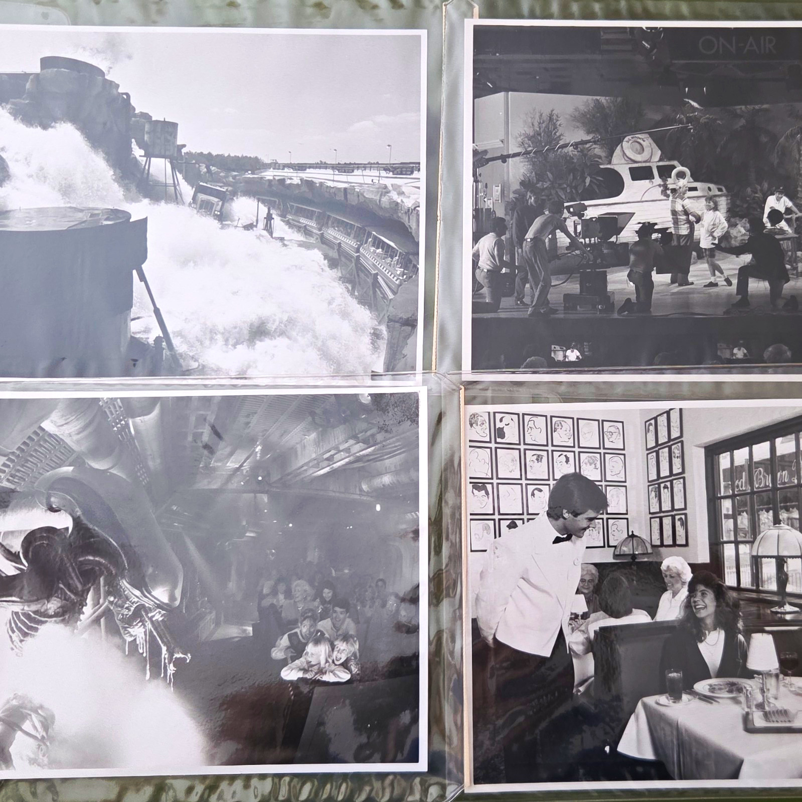 Lot of 4 Black & White Disney-MGM Hollywood Studios Press Photos 1989 Vintage Lot of 4 Black & White Disney-MGM Hollywood Studios Press Photos 1989 Vintage