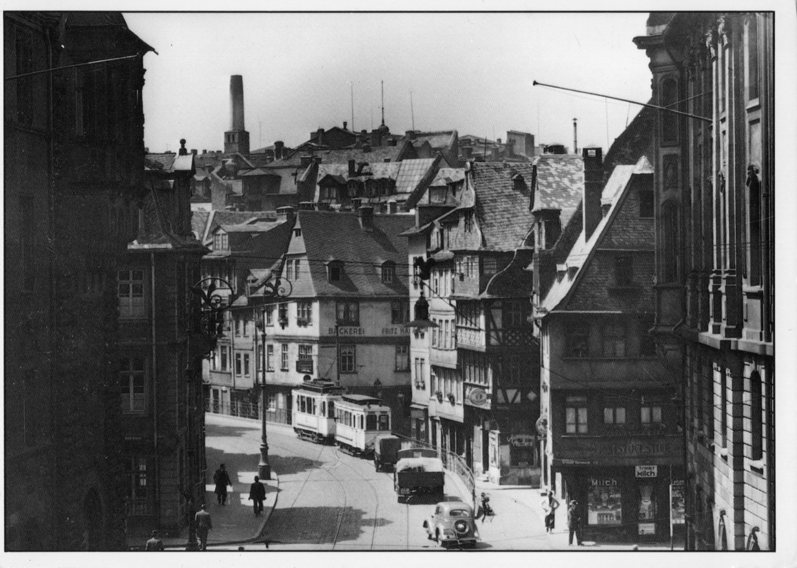 Postcard, Frankfurt, Main, Braubachstr. TRAM, PHOTO ART COLLECTION Postcard, Frankfurt, Main, Braubachstr. TRAM, PHOTO ART COLLECTION