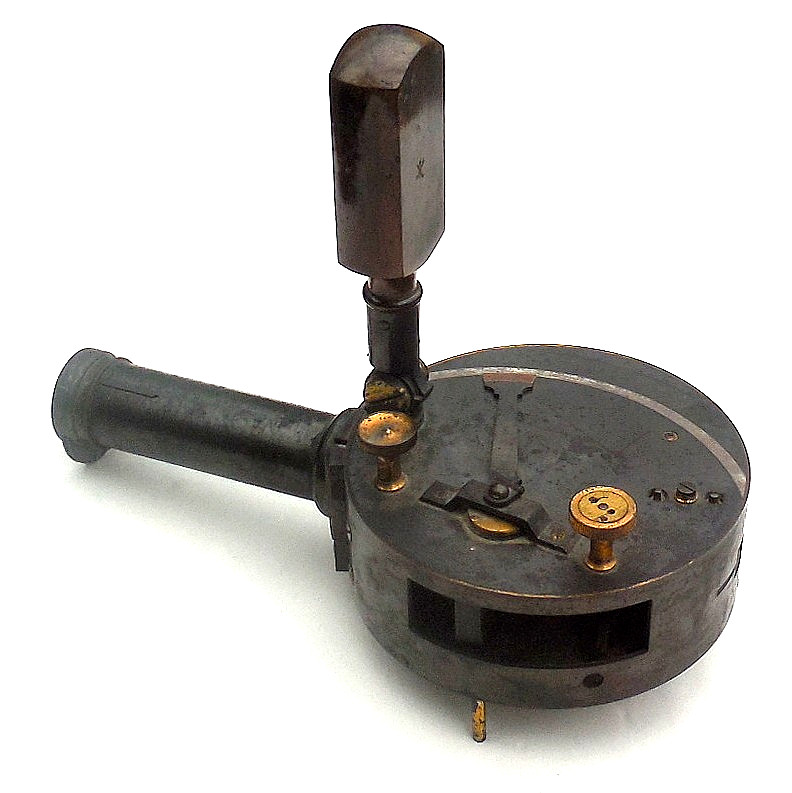 Antique Victorian Elliot Brothers of London Brass Cylinder Drum Sextant c1869 Antique Victorian Elliot Brothers of London Brass Cylinder Drum Sextant c1869