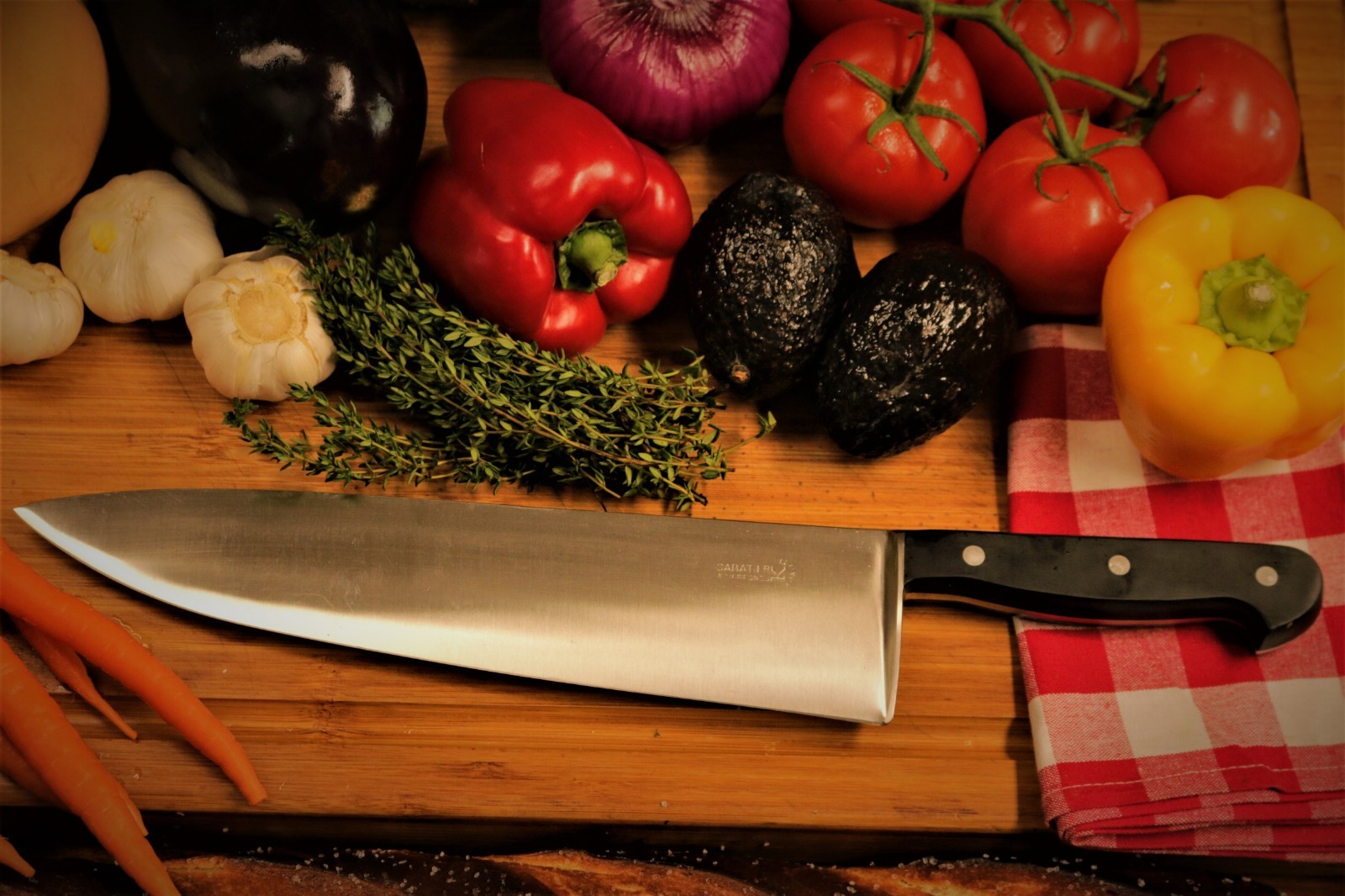 NOS, SABATIER, Canadian - 12 in ABATTRE Knife - Stainless Steel .Heavy Knife . NOS, SABATIER, Canadian - 12 in ABATTRE Knife - Stainless Steel .Heavy Knife .