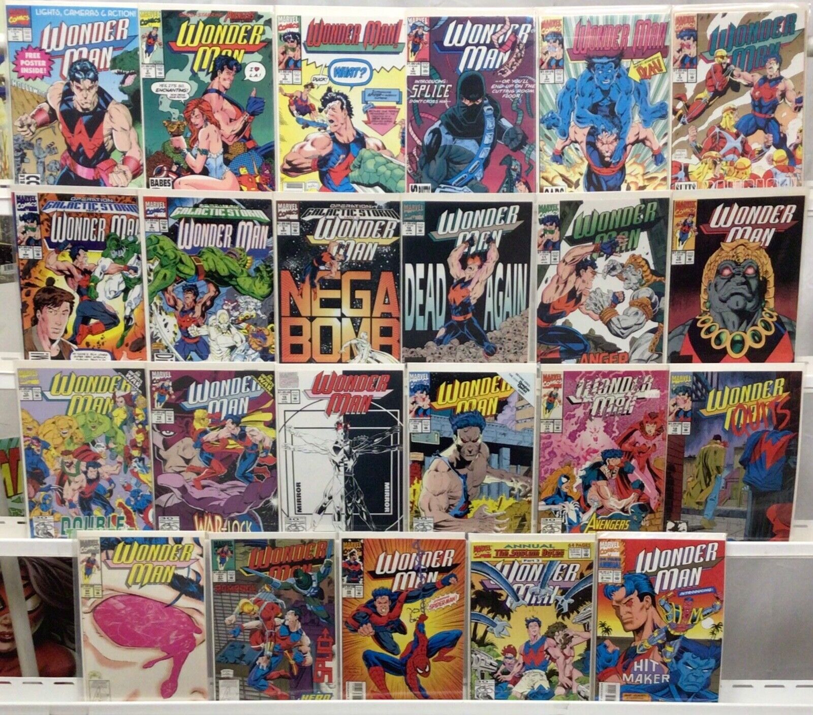 Marvel Comics Wonder Man Run Lot 1-28 Plus Annual 1,2 Missing 19,22-27 VF/NM