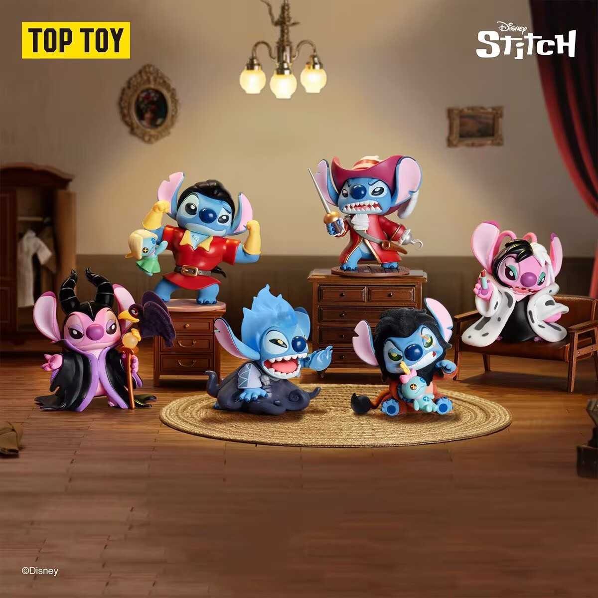 TOPTOY Disney Stitch & Angel × Villains Magical Closet Series Blind Box TOPTOY Disney Stitch & Angel × Villains Magical Closet Series Blind Box