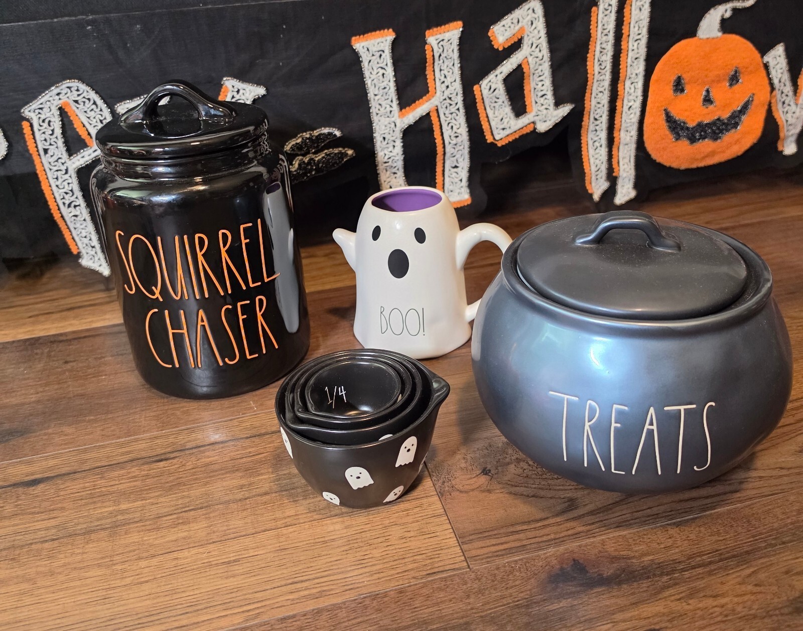 Rae dunn 4 piece Halloween