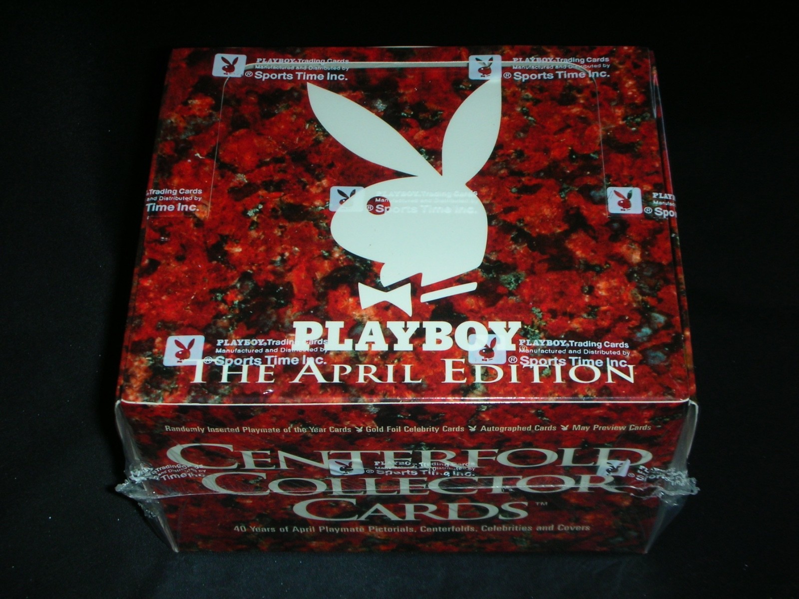 Playboy April Edition Centerfold Collector Box Playboy April Edition Centerfold Collector Box