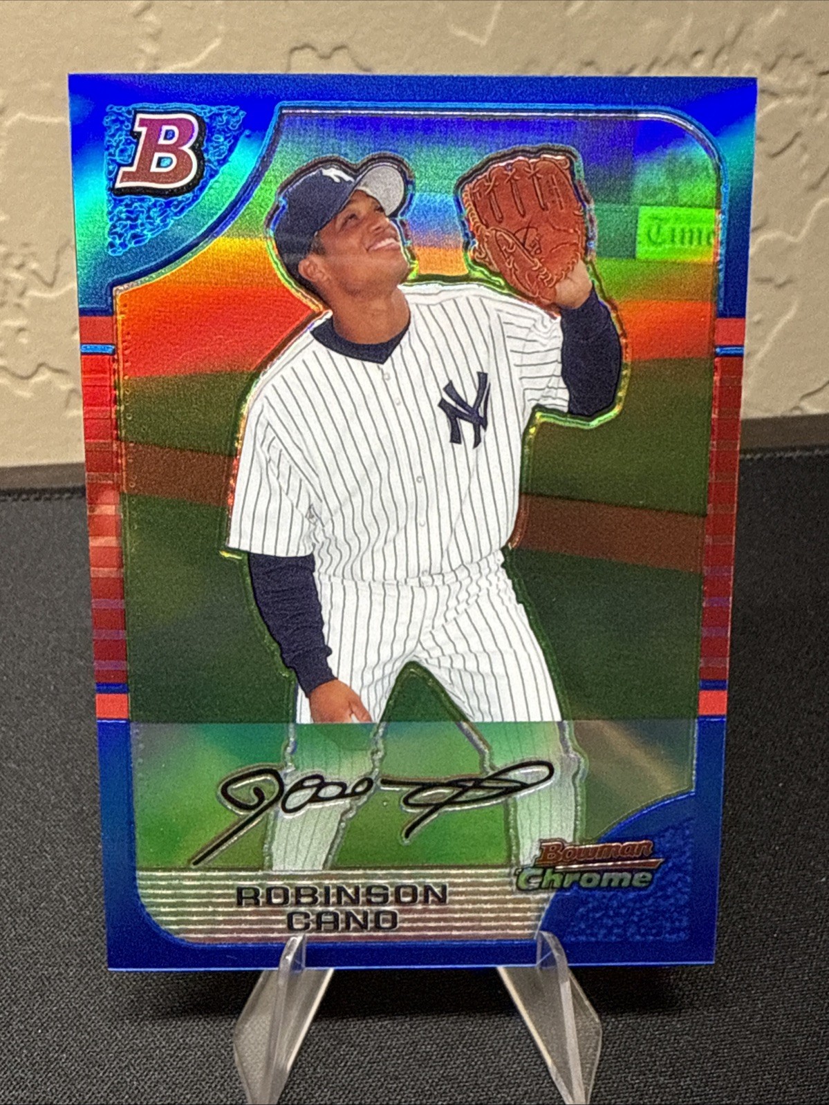 2005 Bowman Chrome Draft Blue Refractor Robinson Cano #’d/150 Yankees 2005 Bowman Chrome Draft Blue Refractor Robinson Cano #’d/150 Yankees
