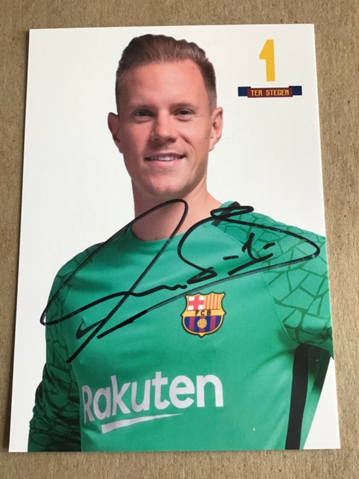 Marc-Andre ter Stegen, Germany 🇩🇪 FC Barcelona 2017/18 hand signed
