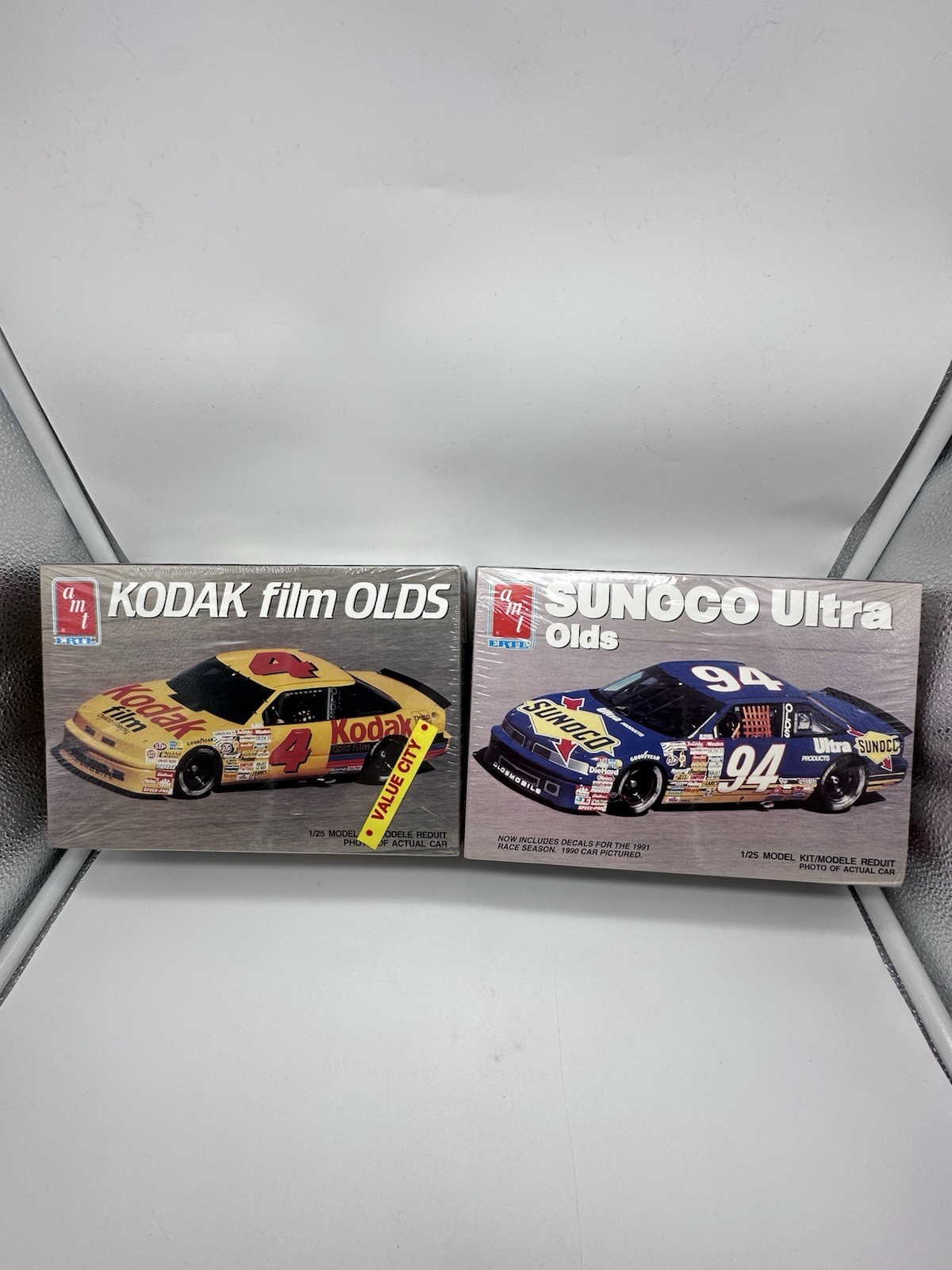 AMT Kodak Film Olds #4 And Sunoco Ultra Olds #94 Lot Of 2 Model Kits Sealed