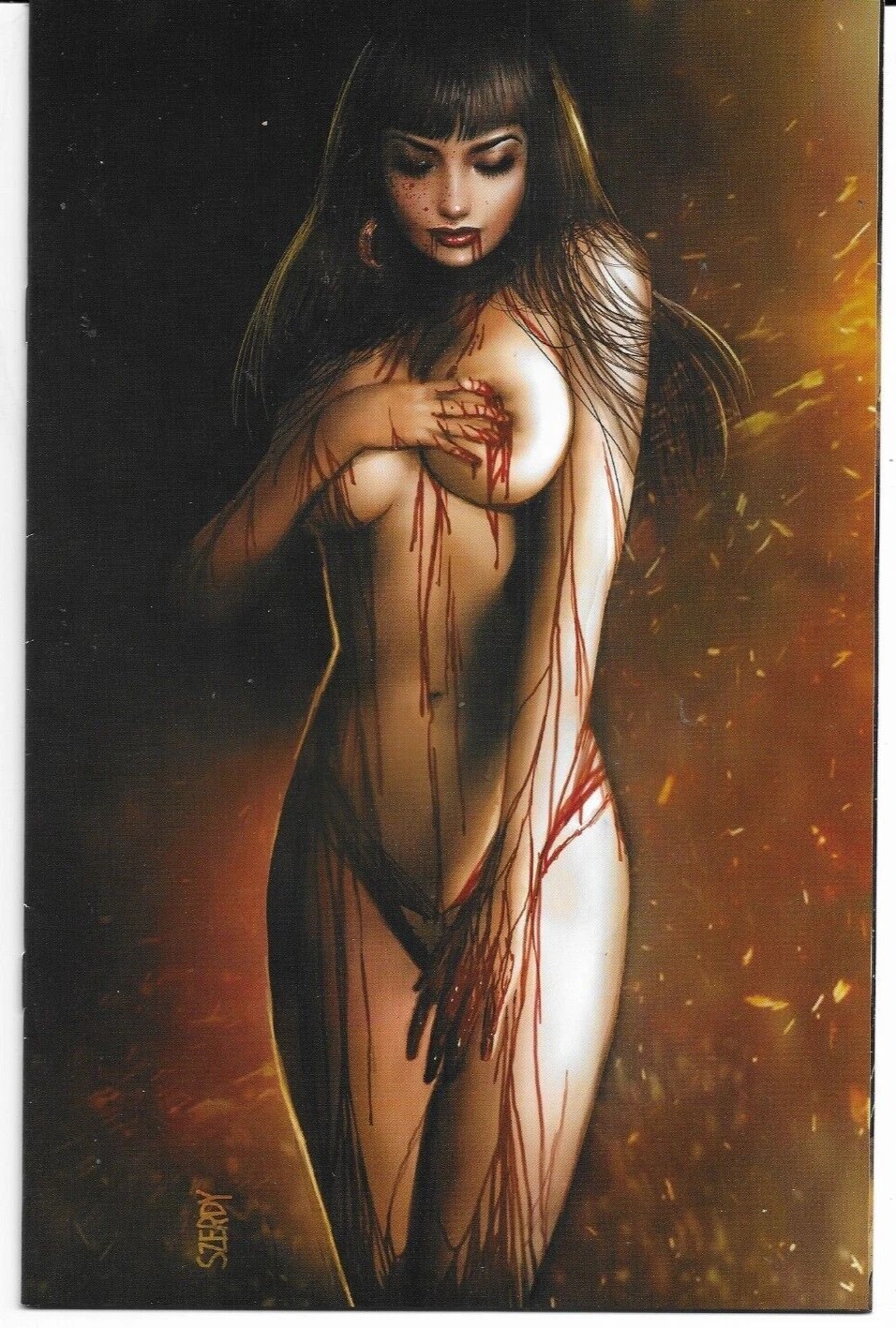 VAMPIRELLA versus PURGATORI #1 (2020) NATHAN SZERDY VIRGIN VARIANT DYNAMITE NM VAMPIRELLA versus PURGATORI #1 (2020) NATHAN SZERDY VIRGIN VARIANT DYNAMITE NM