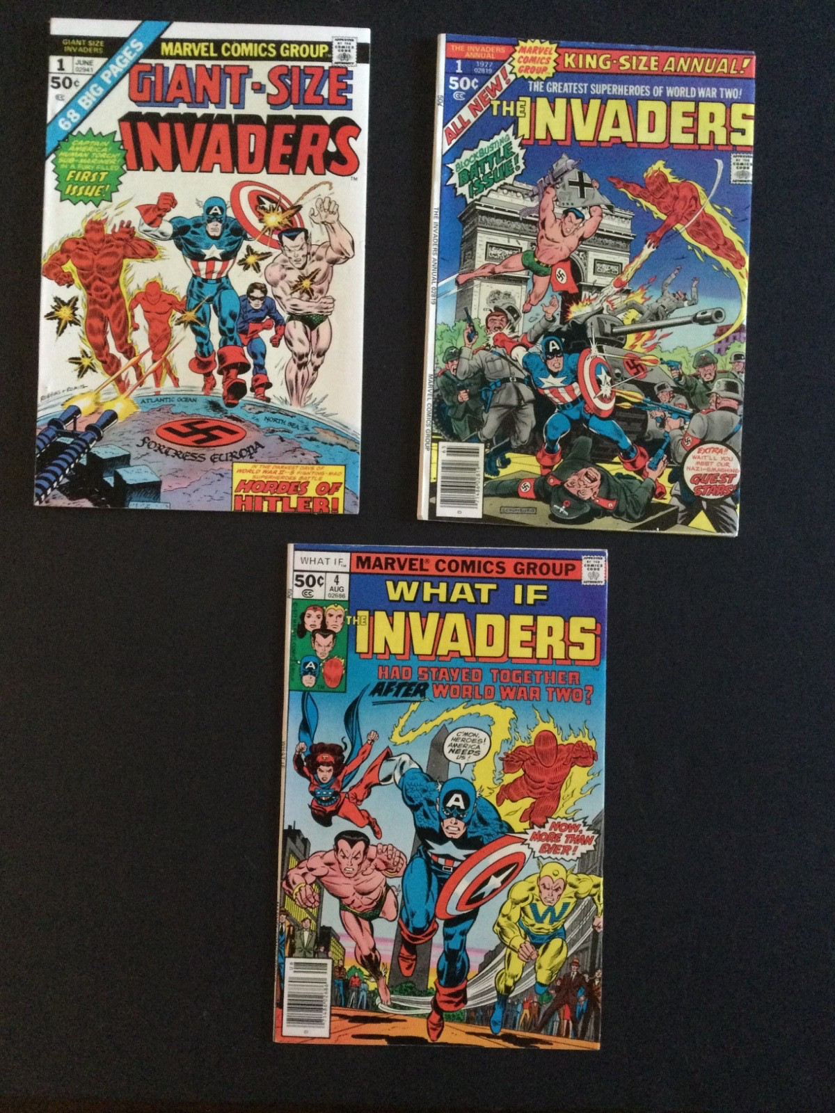 The Invaders VF Set Giant/King Size #1/ What If? 1975 Vintage Lot The Invaders VF Set Giant/King Size #1/ What If? 1975 Vintage Lot