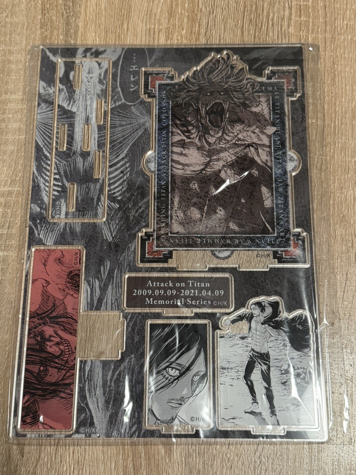 Japanese anime Attack on Titan Diorama Acrylic Stand Eren Yeager Anique Japanese anime Attack on Titan Diorama Acrylic Stand Eren Yeager Anique