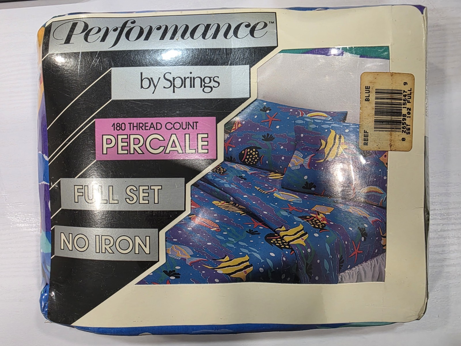 80's VTG SPRINGS Blue Reef Cheryl Johson Full Sheet Set Ocean Under Sea Fish NOS 80's VTG SPRINGS Blue Reef Cheryl Johson Full Sheet Set Ocean Under Sea Fish NOS