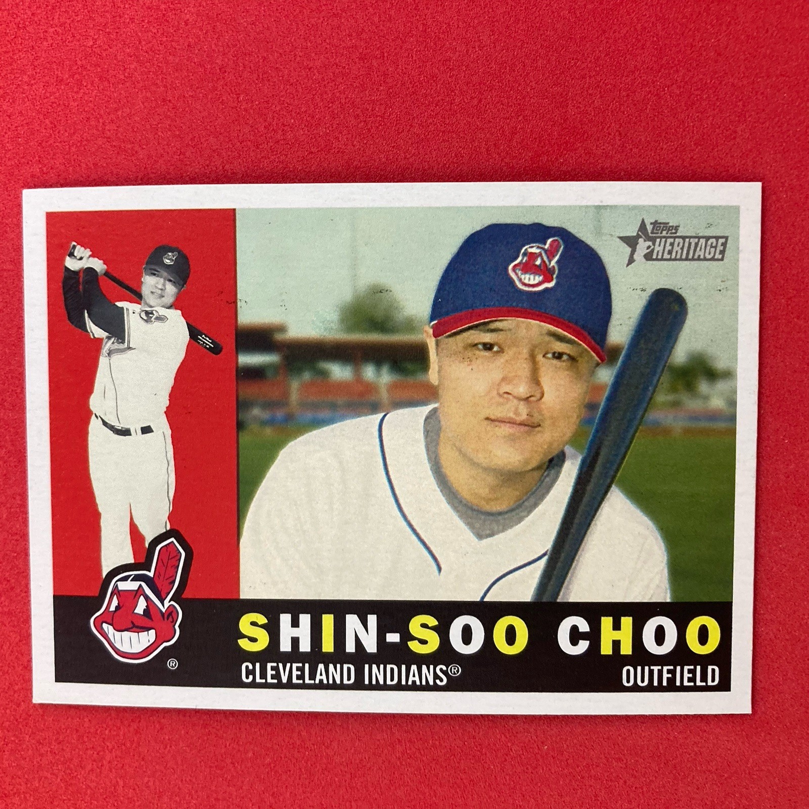 Shin-Soo Choo 2009 Topps Heritage Card #159 MLB Cleveland Indians Shin-Soo Choo 2009 Topps Heritage Card #159 MLB Cleveland Indians