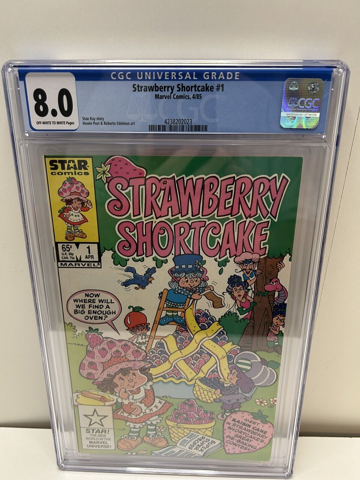 Strawberry Shortcake (1985) #1 CGC 8.0 Star Marvel 1985