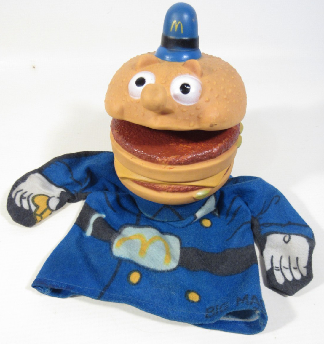 Vintage 1973 McDonald\'s Police Officer Big Mac Hand Puppet Toy Vintage 1973 McDonald\'s Police Officer Big Mac Hand Puppet Toy