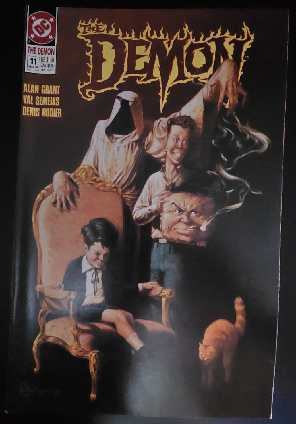 The Demon DC Comics 1991 Alan Grant Val Semeiks Jack Kirby No. 11 Etrigan RAW