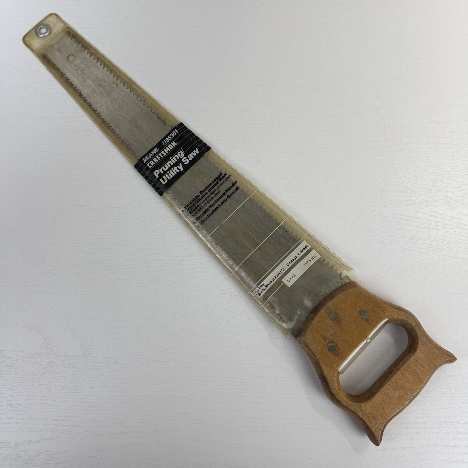 Craftsman 20.5” Pruning Utility Hand Saw 7185301 Japan Double Edge Blade Vintage Craftsman 20.5” Pruning Utility Hand Saw 7185301 Japan Double Edge Blade Vintage