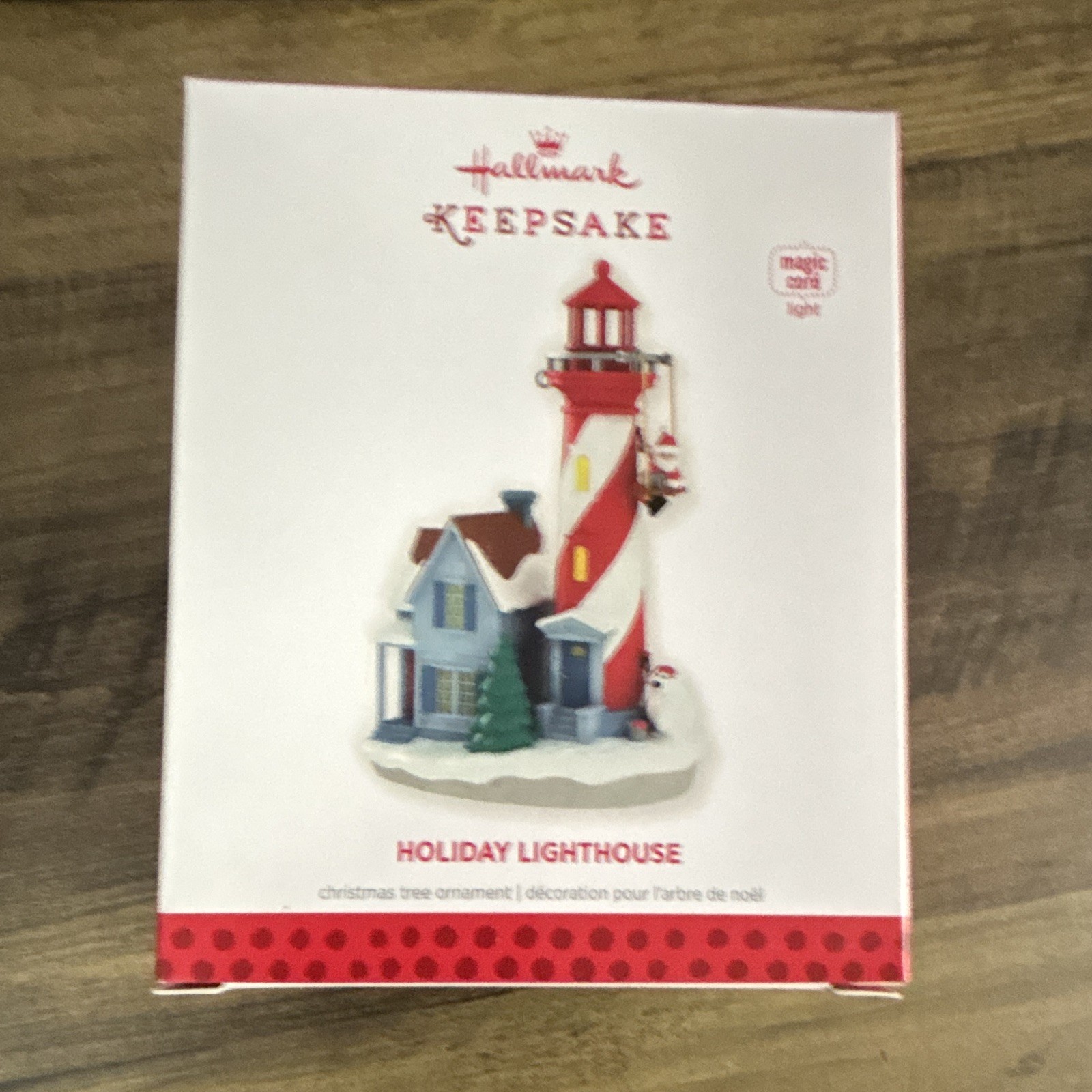 2013 Hallmark Keepsake Magic Ornament Holiday Lighthouse - 2nd In Series 2013 Hallmark Keepsake Magic Ornament Holiday Lighthouse - 2nd In Series