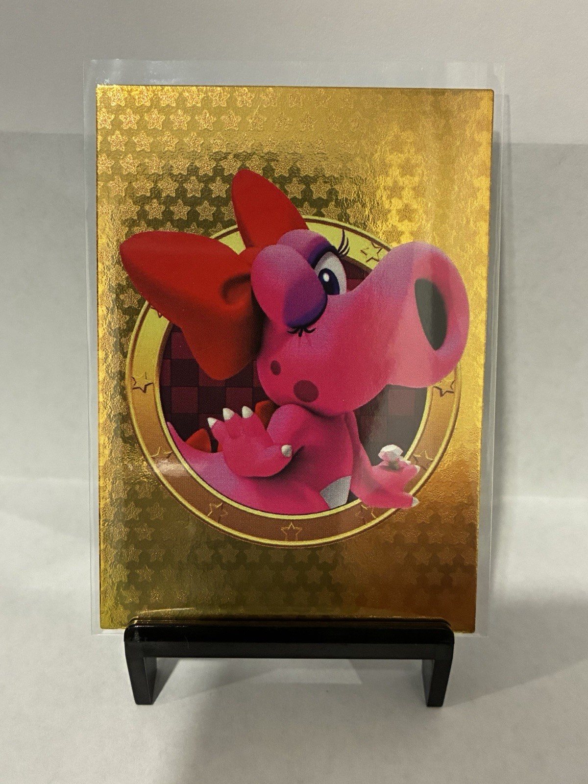 2022 Panini Super Mario Birdo Gold Card #153 2022 Panini Super Mario Birdo Gold Card #153