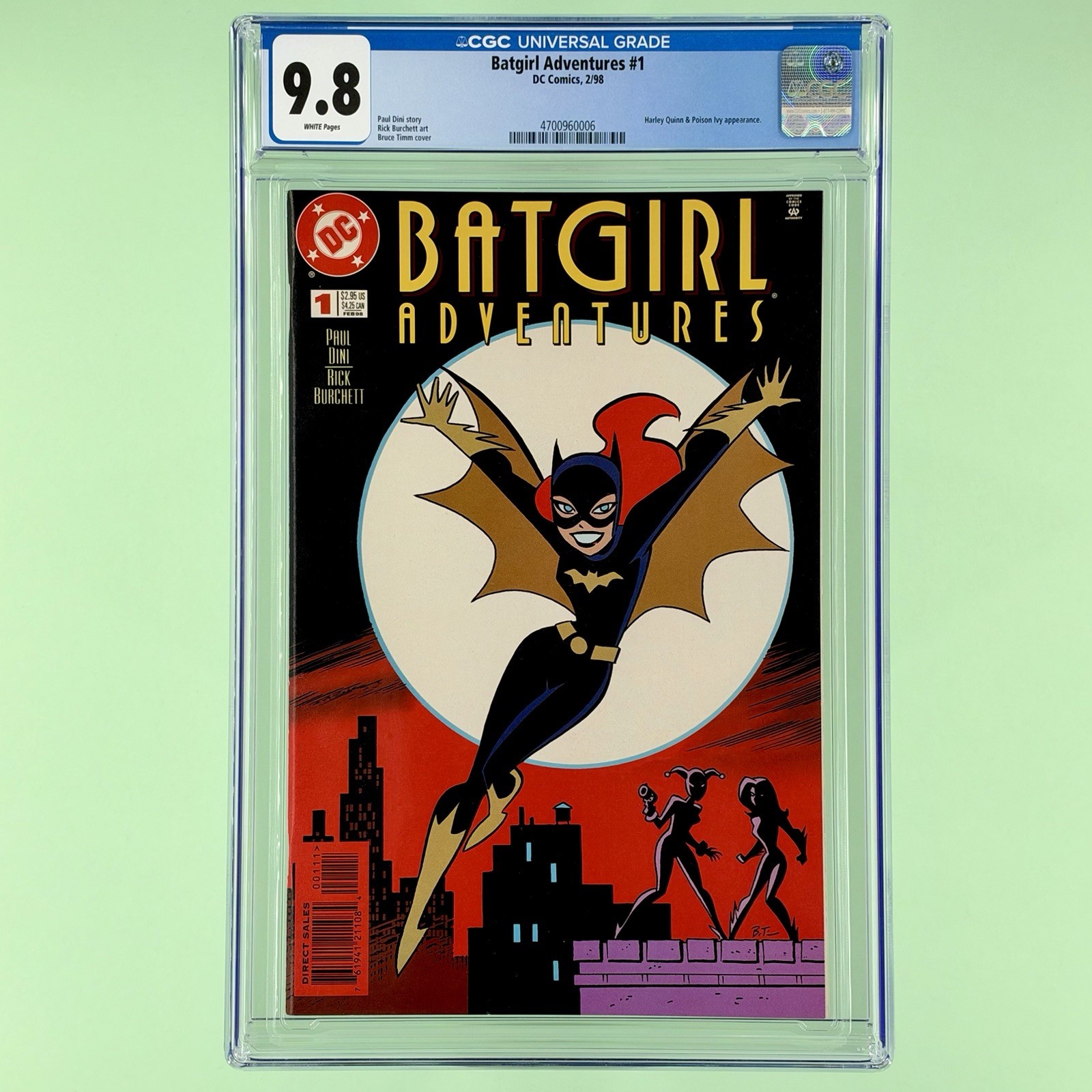 Batgirl Adventures #1 (CGC 9.8) DC 1998, Bruce Timm Cover