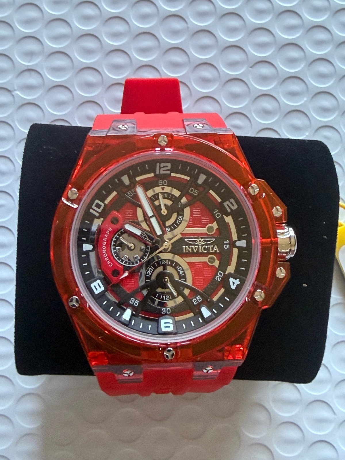 (CLEARANCE) INVICTA RACING STINT MASTER WATCH-ORANGE 46mm High End $300 (CLEARANCE) INVICTA RACING STINT MASTER WATCH-ORANGE 46mm High End $300