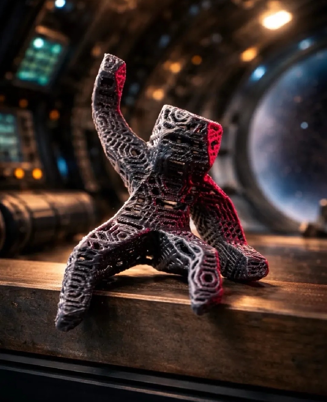 Project Hail Mary 3D-printed Xenonite Grace Figurine Statue Project Hail Mary 3D-printed Xenonite Grace Figurine Statue