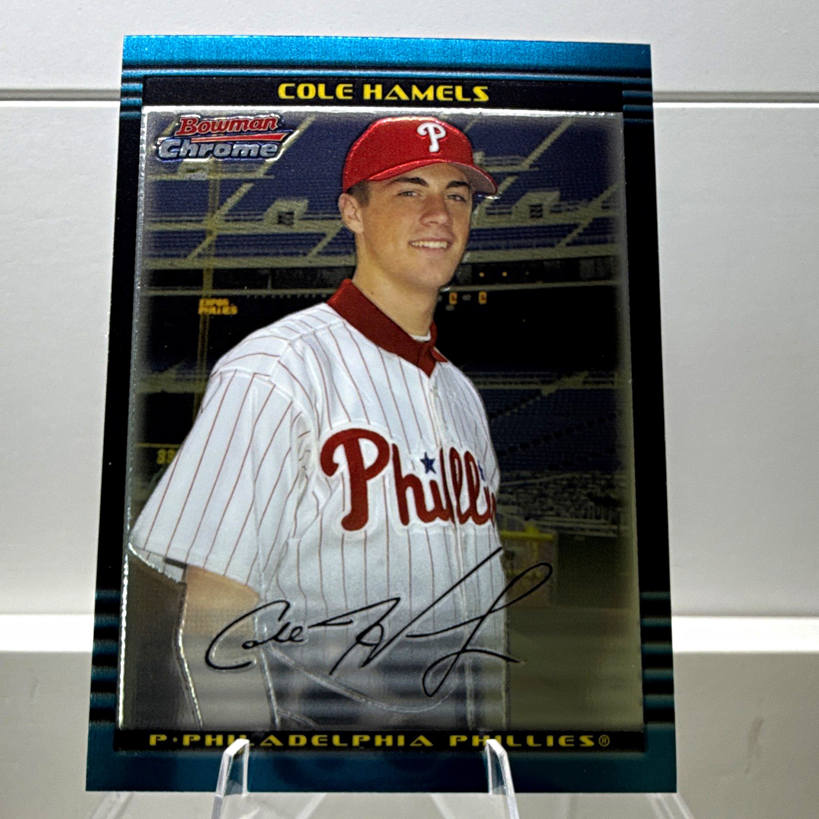 Bowman Chrome Draft Picks & Prospects 2002 Cole Hamels Phillies Prospect BDP17 Bowman Chrome Draft Picks & Prospects 2002 Cole Hamels Phillies Prospect BDP17