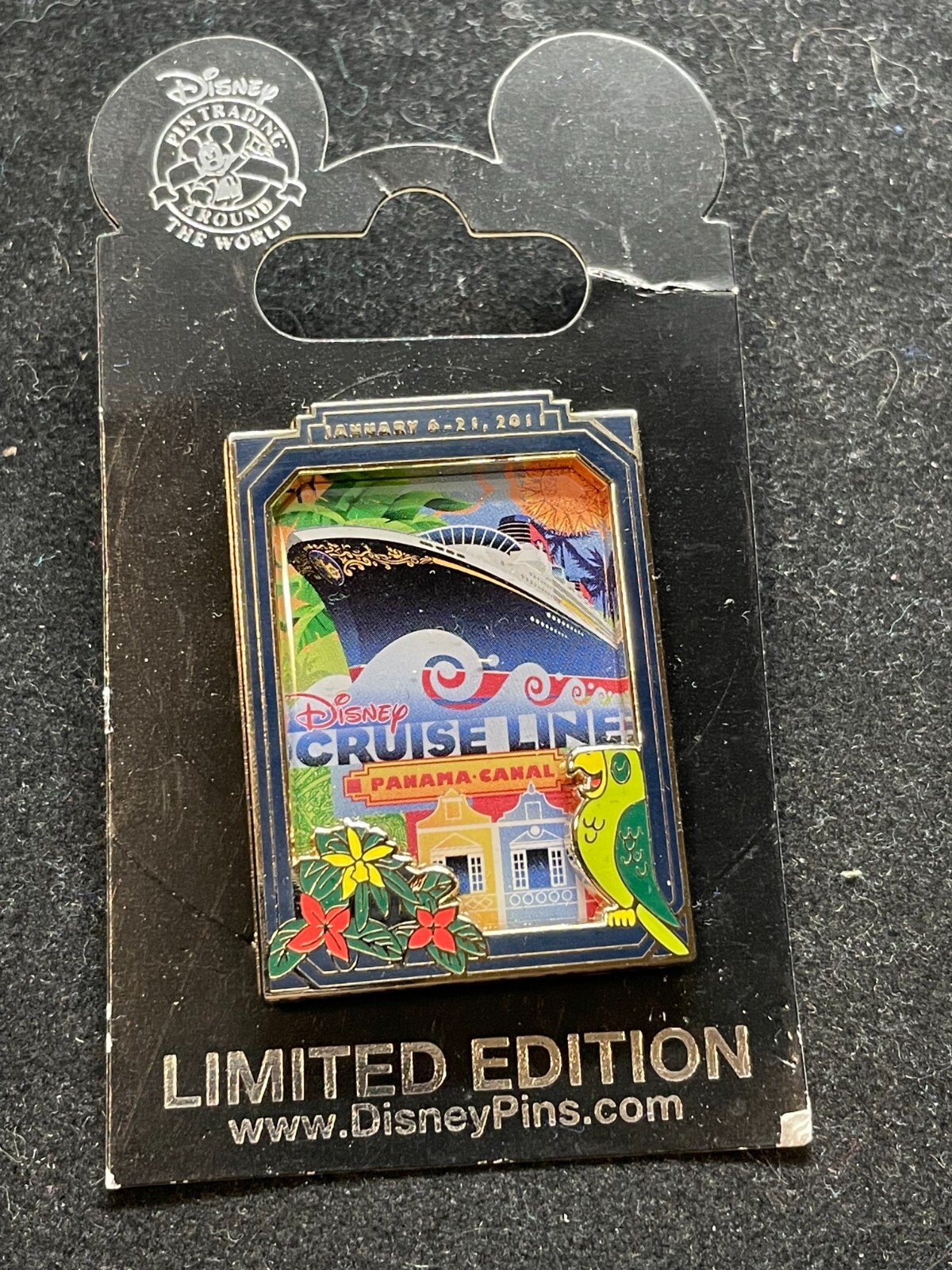 Disney Pin - DCL - Disney Wonder - Panama Canal 2011 - Logo 83105 LE Disney Pin - DCL - Disney Wonder - Panama Canal 2011 - Logo 83105 LE