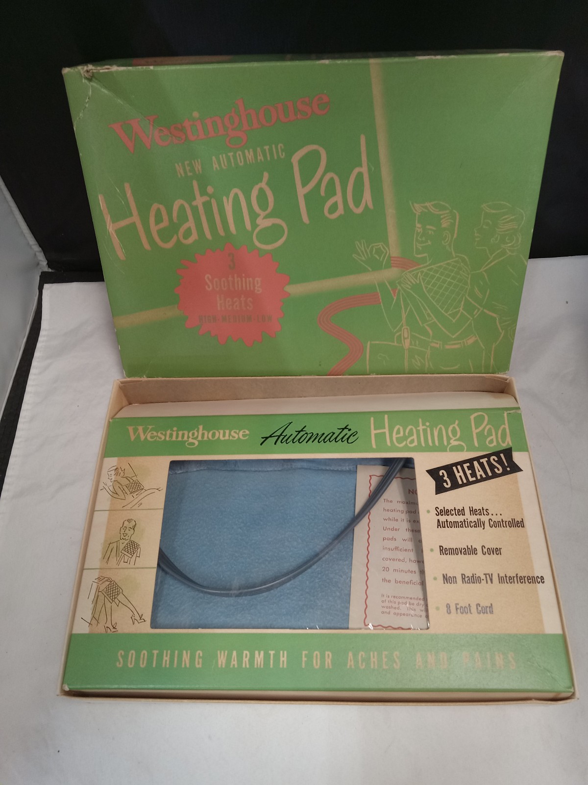 NIB NOS Vintage Westinghouse New Automatic Heating Pad 11 NIB NOS Vintage Westinghouse New Automatic Heating Pad 11
