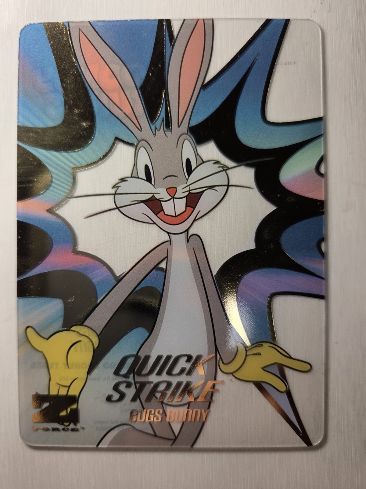 🔥2024 Fleer Retro Looney Tunes Bugs Bunny Quick Strike Acetate #QS-25🔥