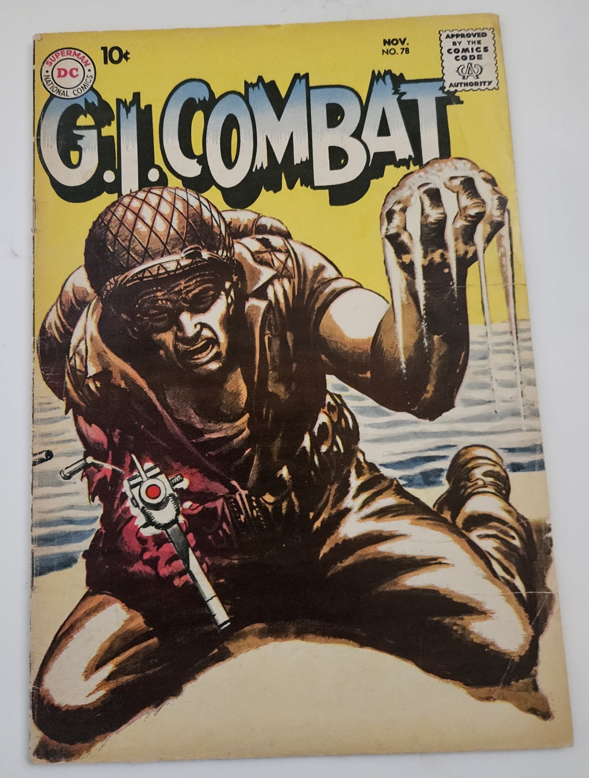 GI Combat #78-DC COMICS 1959-Classic Grey Tone Cover