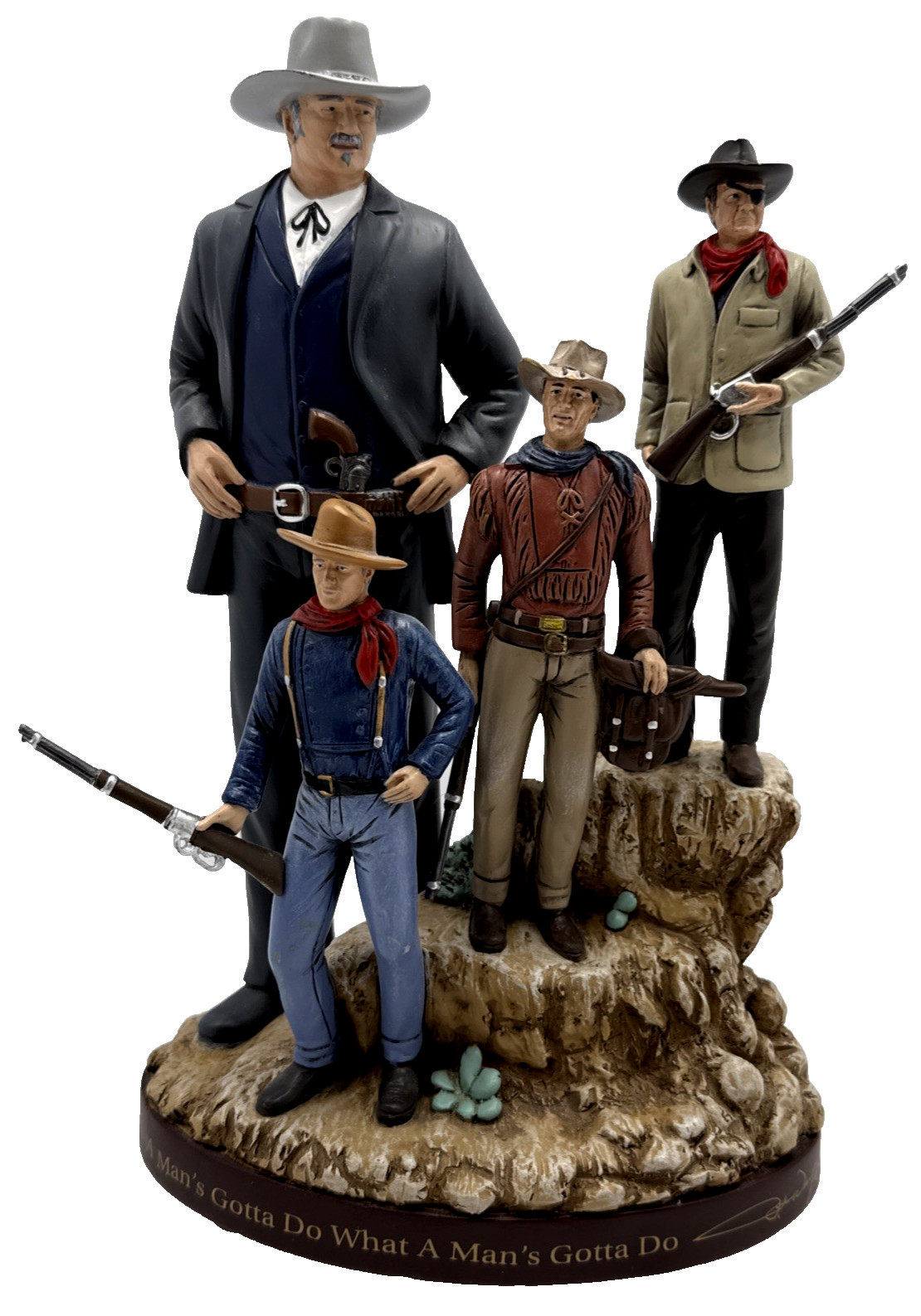 Bradford Exchange The Duke John Wayne Limited Edition Figurine #0209 Bradford Exchange The Duke John Wayne Limited Edition Figurine #0209