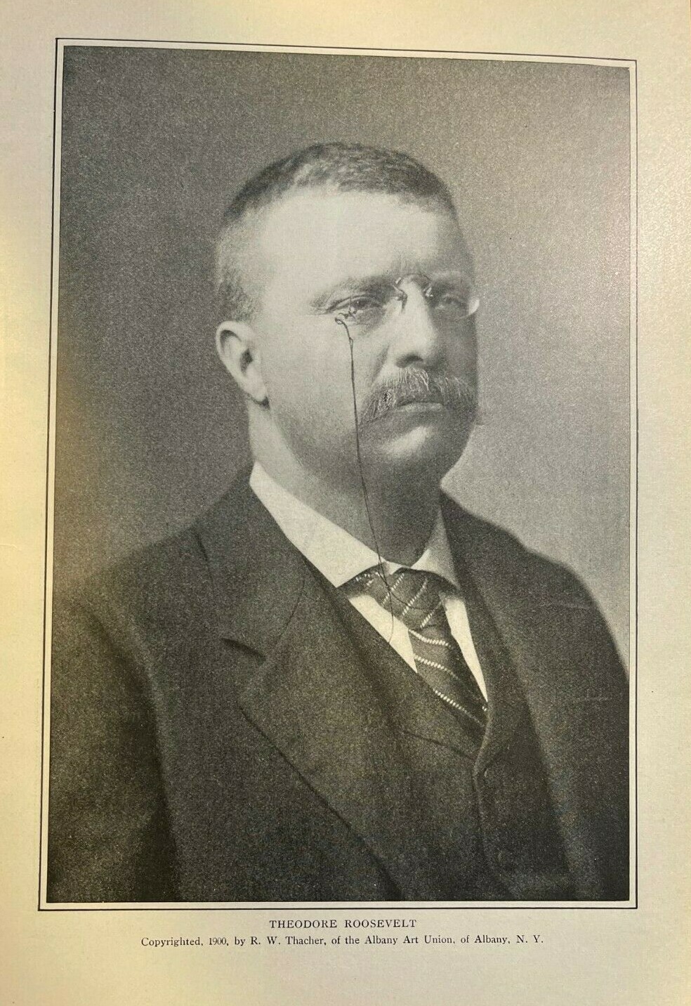 1901 Vintage Magazine Illustration President Theodore Roosevelt 1901 Vintage Magazine Illustration President Theodore Roosevelt