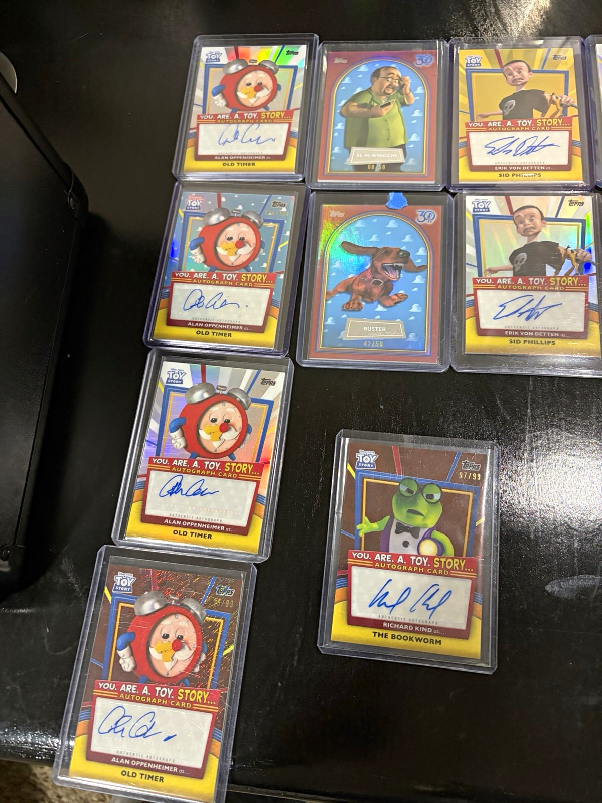 Topps 2025 30th Toy Story Card Lot 23 Autographs, /99 /50 /150 Base Topps 2025 30th Toy Story Card Lot 23 Autographs, /99 /50 /150 Base