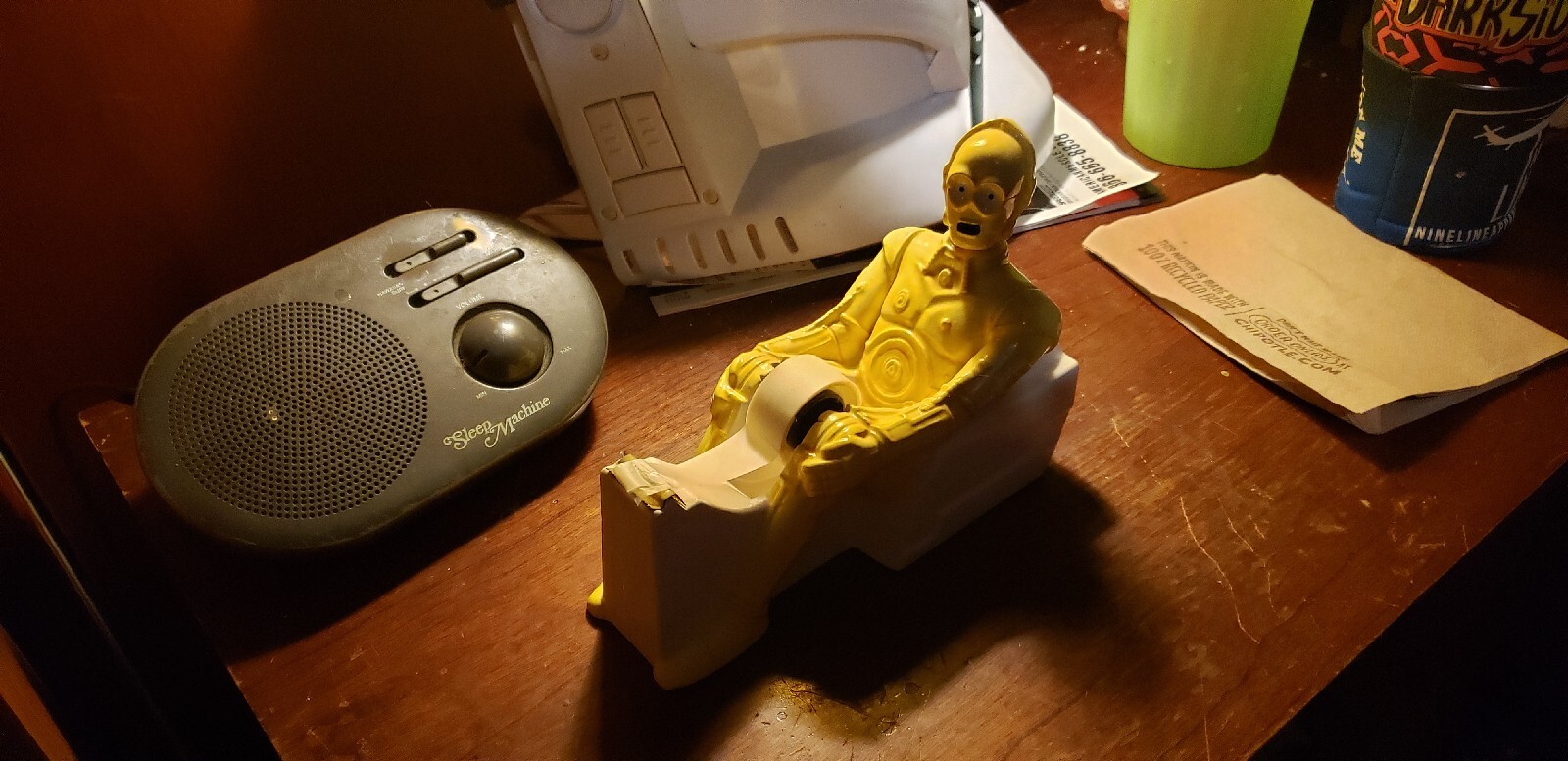 Star Wars  Sigma The Tastesetter C3PO Tape Dispenser With Tape holder VINTAGE