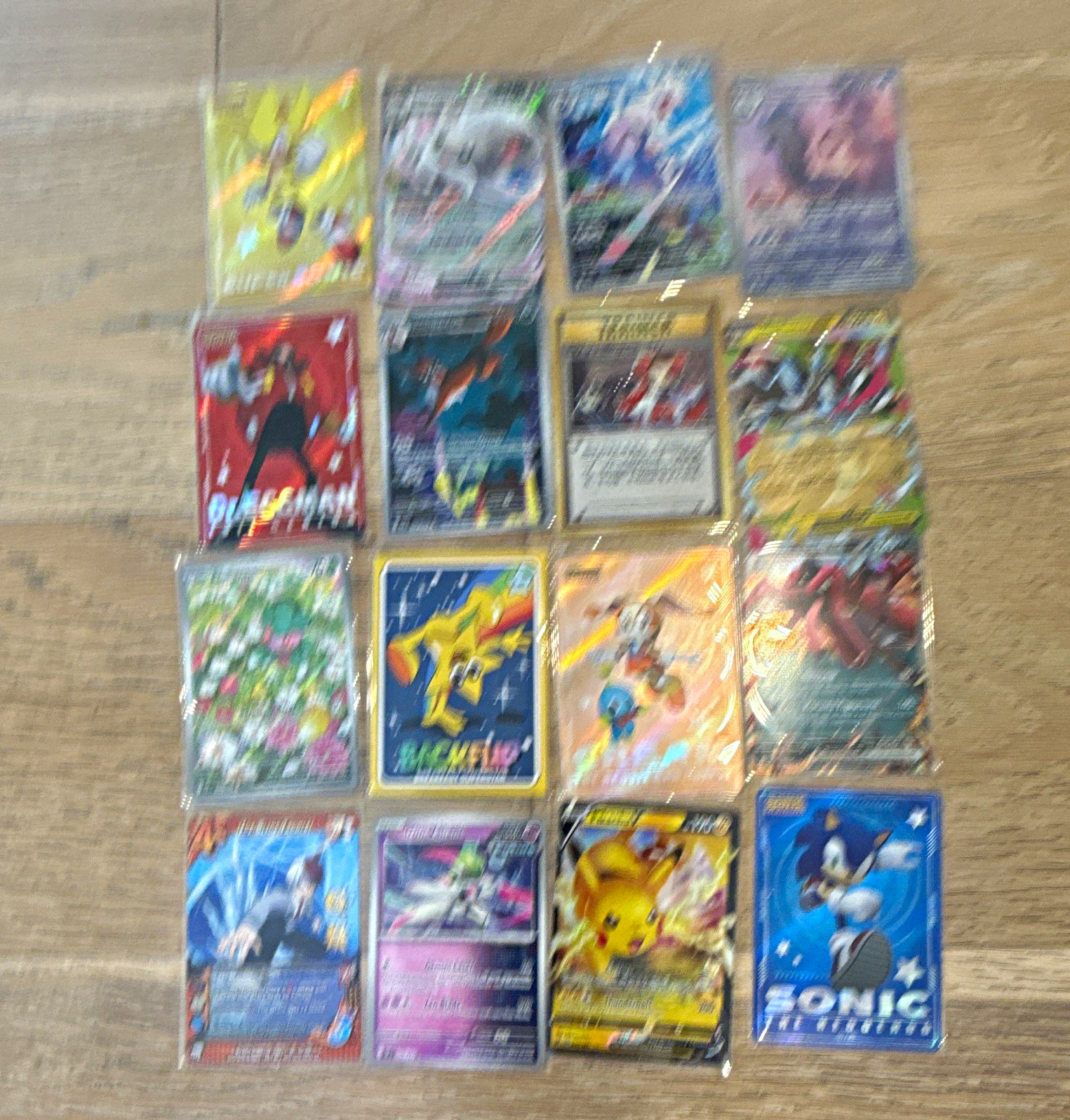 Nintendo Pokémon TCG & Sonic the Hedgehog 16-Card Non-Sport Lot English Nintendo Pokémon TCG & Sonic the Hedgehog 16-Card Non-Sport Lot English