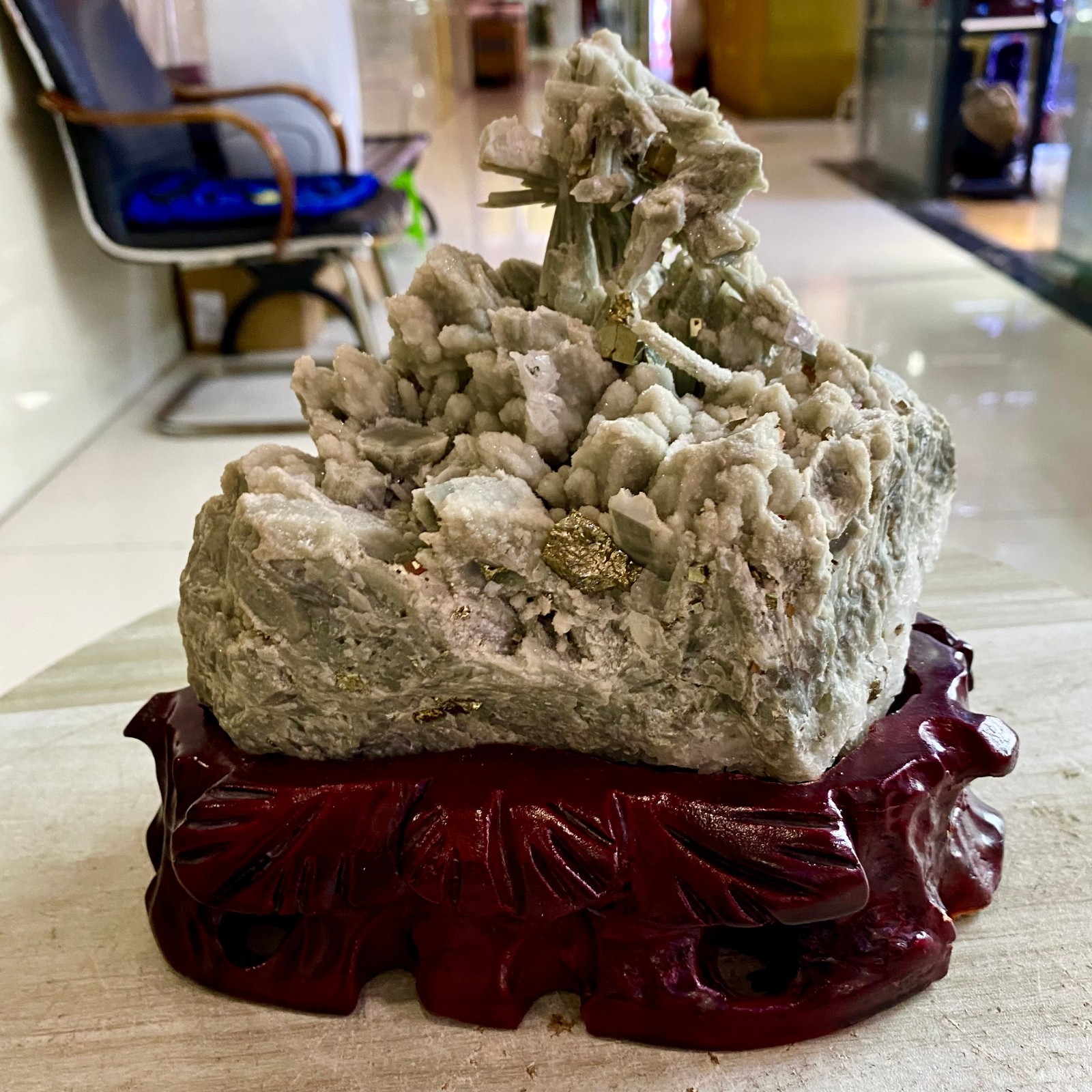 4.96LB Top natural chalcopyrite crystal mineral specimens