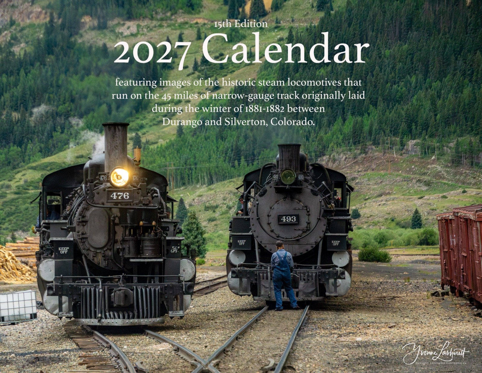 2027 Wall Calendar DURANGO SILVERTON COLORADO HISTORIC STEAM NARROW GAUGE TRAIN 2027 Wall Calendar DURANGO SILVERTON COLORADO HISTORIC STEAM NARROW GAUGE TRAIN