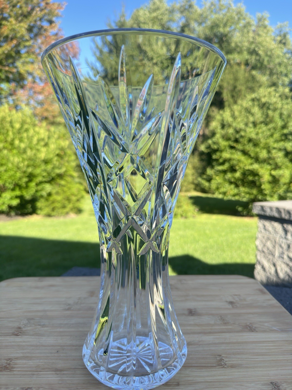 Waterford Crystal Kilrane Vase 11-7/8”Cut Glass Signed Ireland Heavy 7Lb Waterford Crystal Kilrane Vase 11-7/8”Cut Glass Signed Ireland Heavy 7Lb